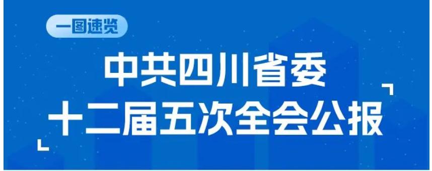 劃重點！一圖速覽中共四川省委十二屆五次全會公報